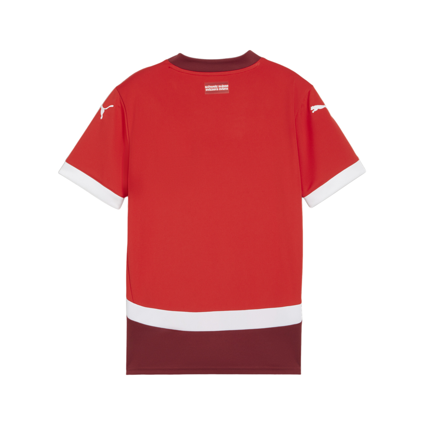 PUMA Schweiz Trikot Home EM 2024 Kids Rot F01