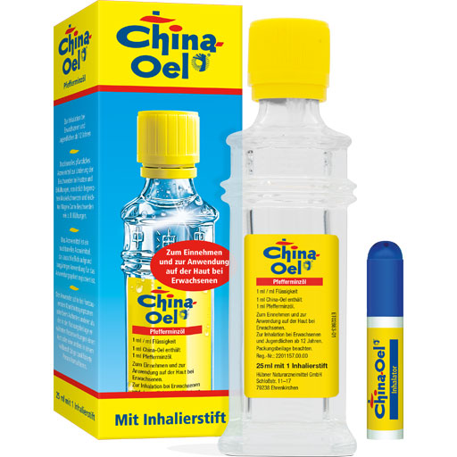 CHINA ÖL mit Inhalator  25 ml  Öl, ätherisches