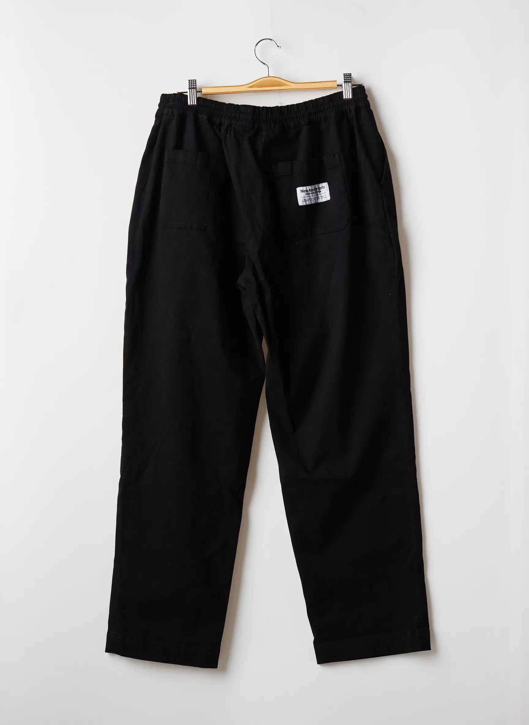 New Amsterdam Surf Association Pantalons Larges Homme couleur noir