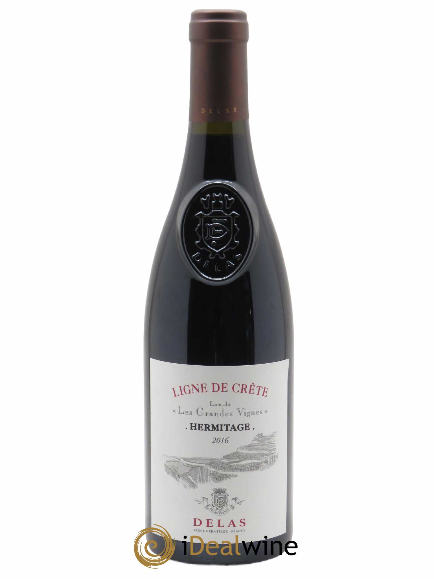 Hermitage Ligne de Crête Les Grandes Vignes Delas Frères (CBO à partir de 3 BTS) 2016 - Lot de 1 Bouteille