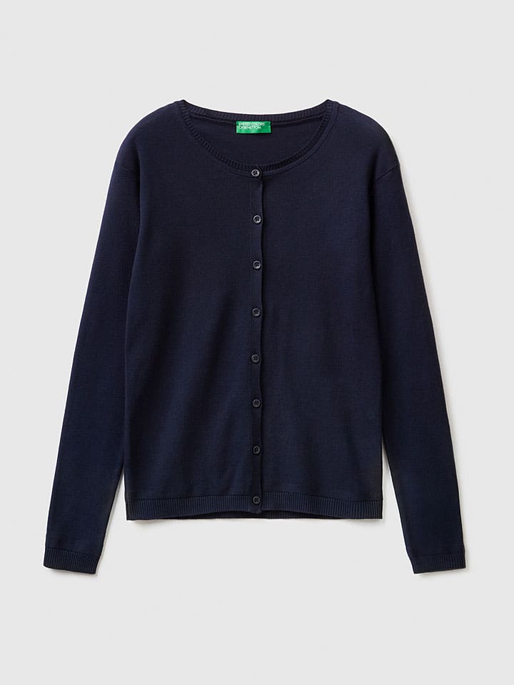 Benetton Cardigan in Dunkelblau günstig kaufen