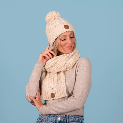 Cream Moscow Mule - Cream Scarf