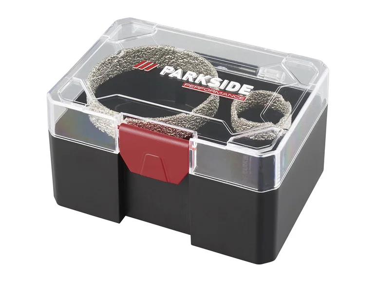 Conjunto de trepanação diamantada PARKSIDE PERFORMANCE® PDBK 3 A1