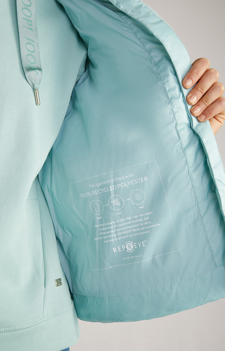 Steppjacke in Mint