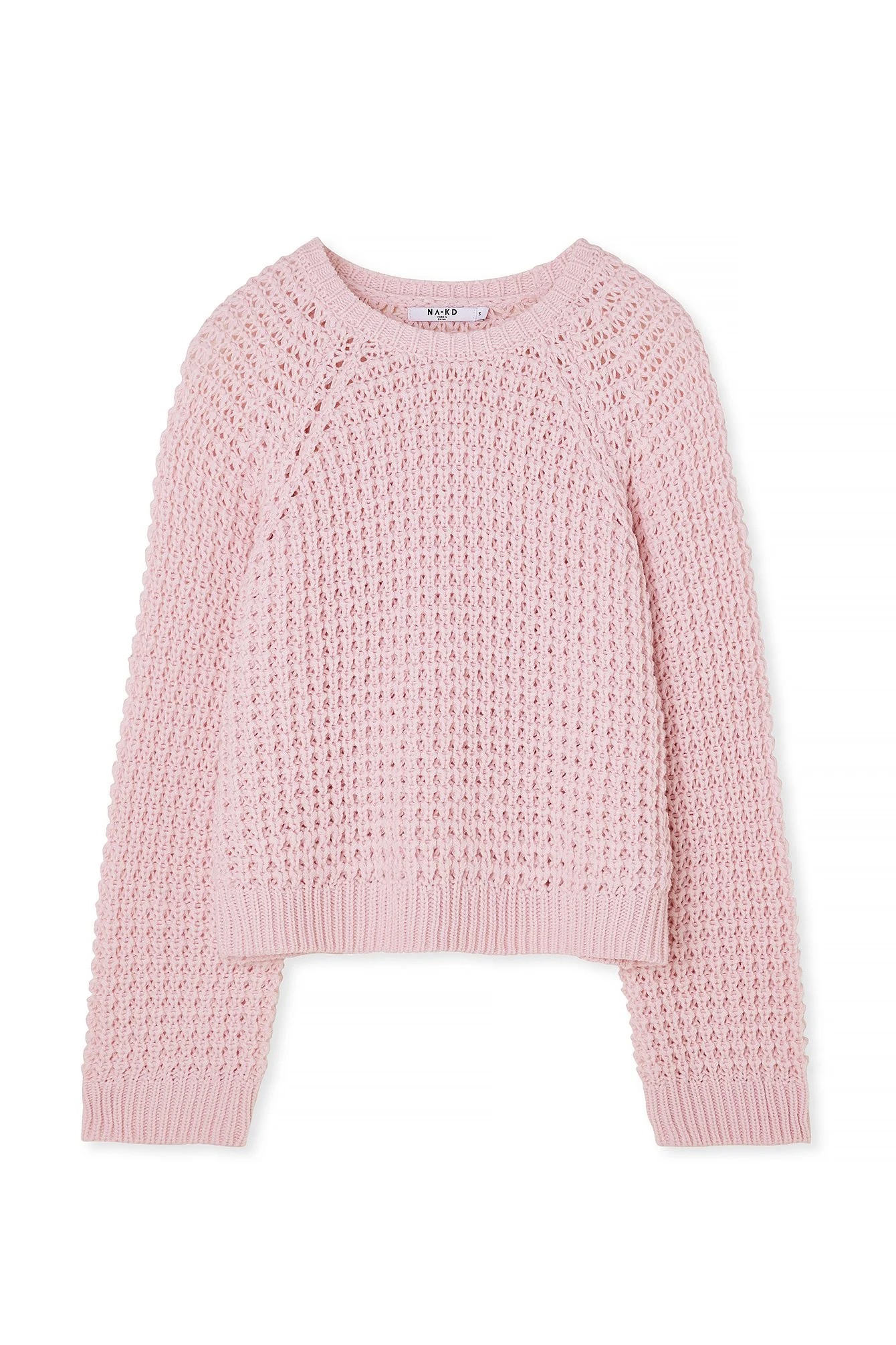 Rundhalsausschnitt Strickpullover
