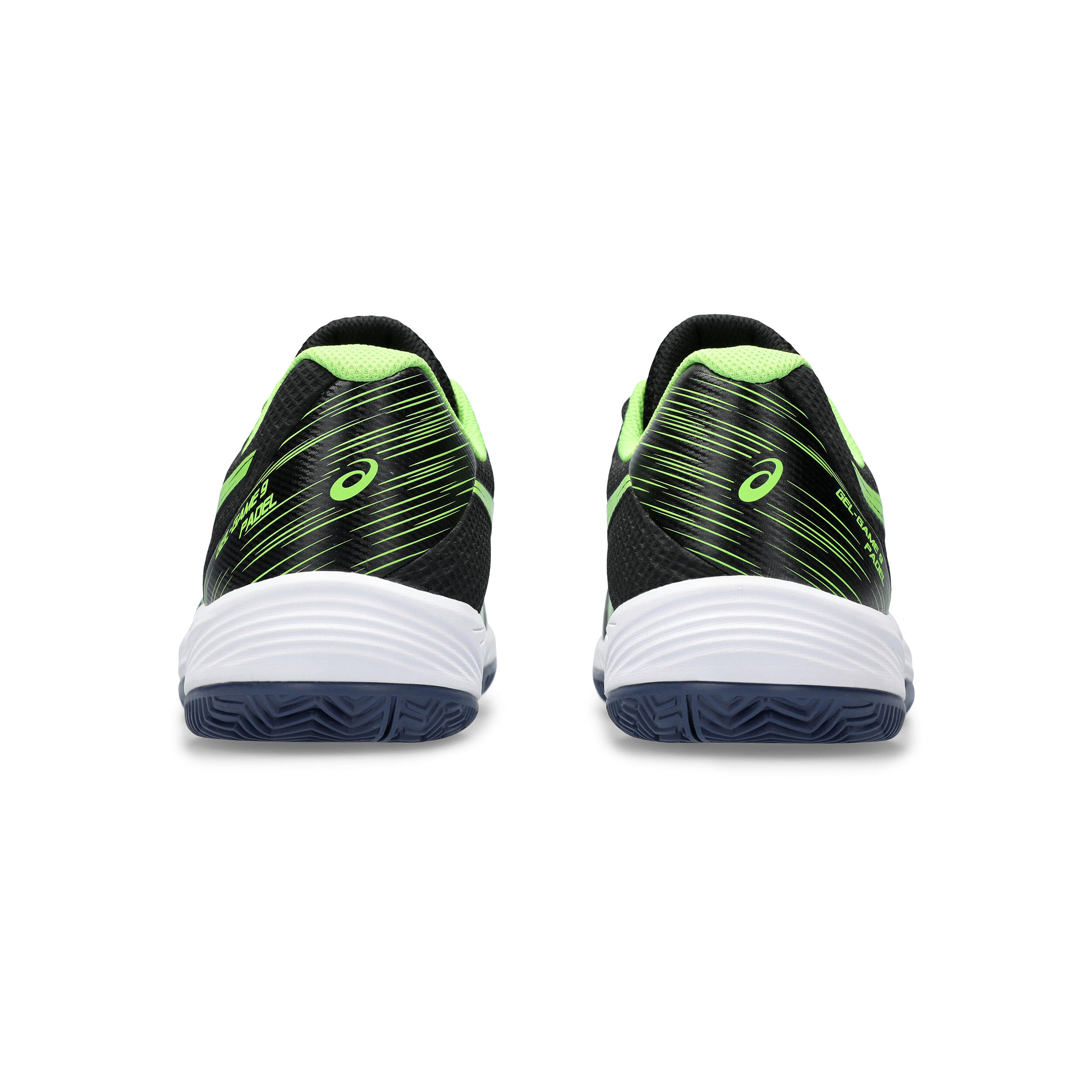Gel-Game 9 Padelschuh Herren - Schwarz, Neongrün