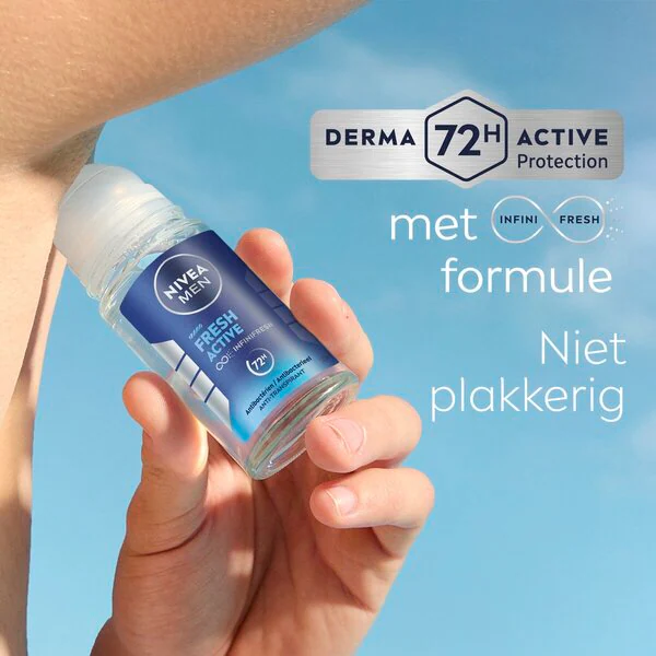 NIVEA Men Fresh Active izzadásgátló golyós dezodor 50ml