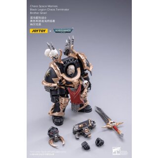 Warhammer 40k Actionfigur 1/18 Black Legion Brother Gnarl 17 cm