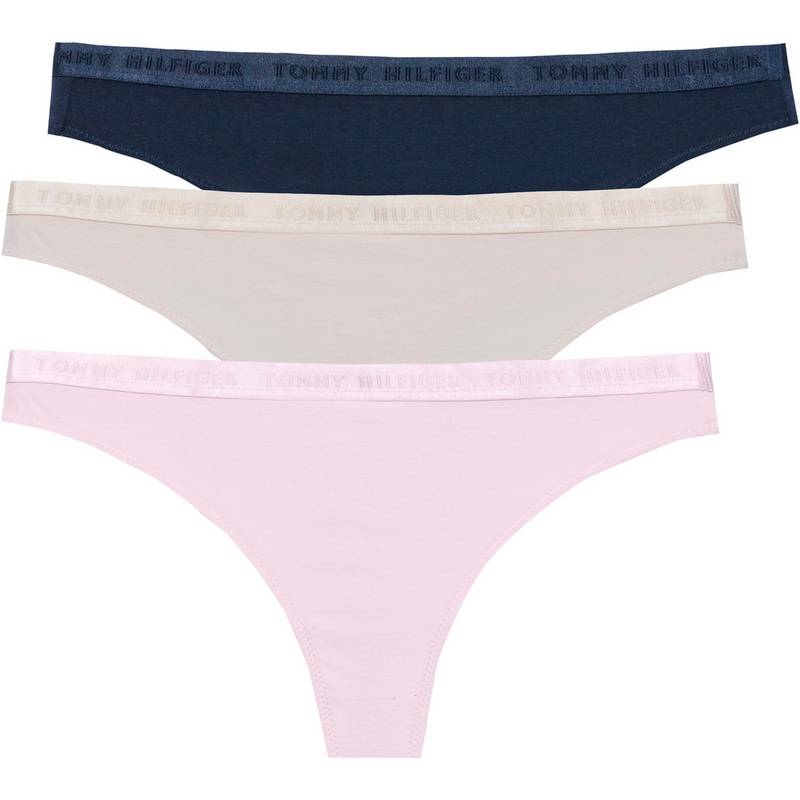 Tommy Hilfiger 3 PACK THONG (EXT SIZES) Unterhose Damen