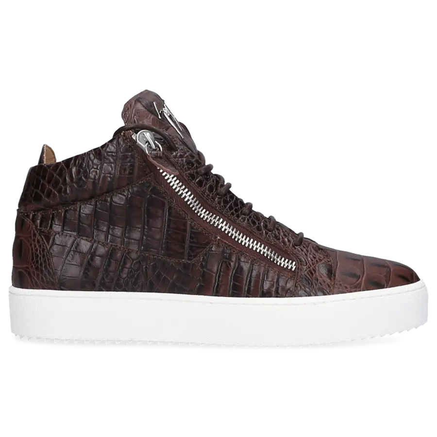 Giuseppe Zanotti - Sneaker high KRISS Kalbsleder - braun