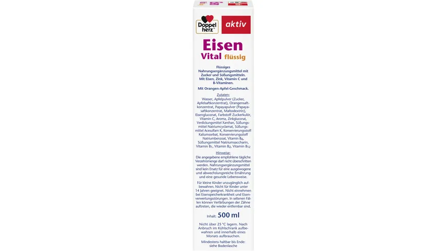 Doppelherz Eisen Vital flüssig 500 ml 500 ml