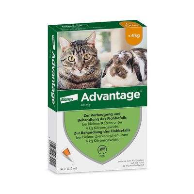 Advantage® für Katzen und Zierkaninchen