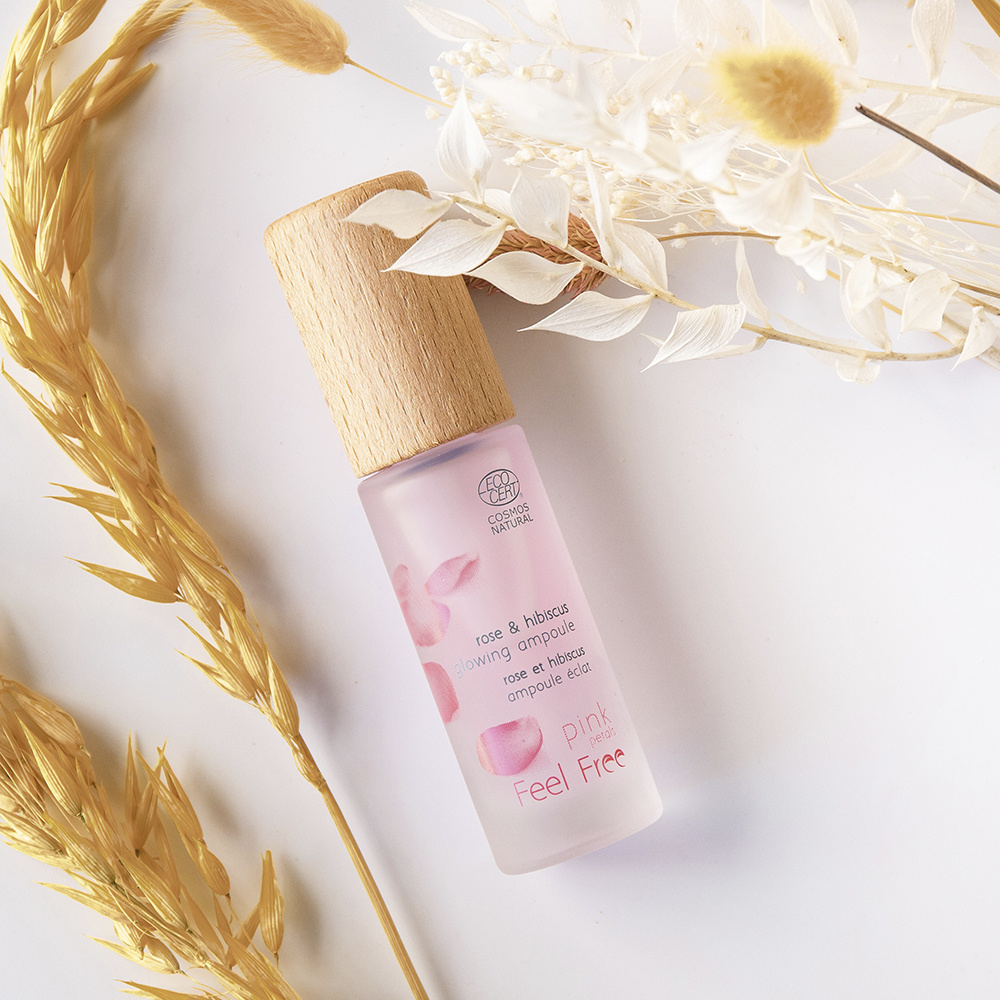 Feel Free Ampoule Eclat Rose & Hibiscus Ampoule Eclat Ecocert