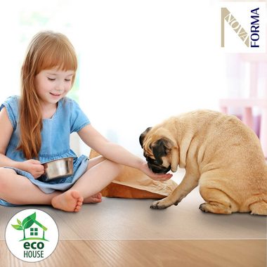 Nova Forma Bodenschutzmatte ECO-MAT, aus PET, transparente Stuhlmatte für Hartböden, 100% recyclebar