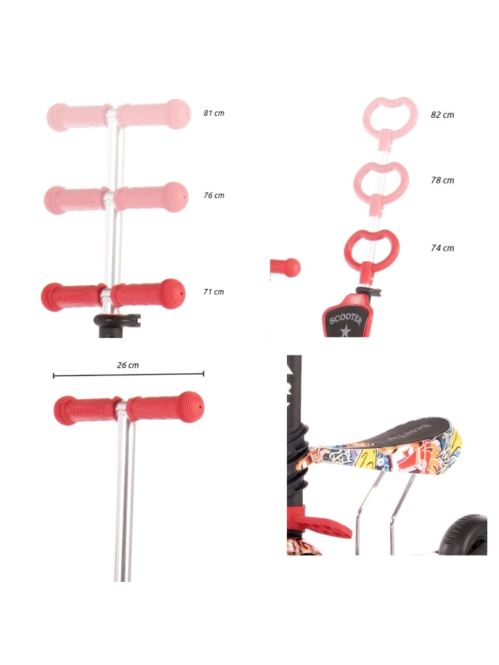 Lorelli Scooter Smart Plus 5 in 1 in rot günstig kaufen onesize