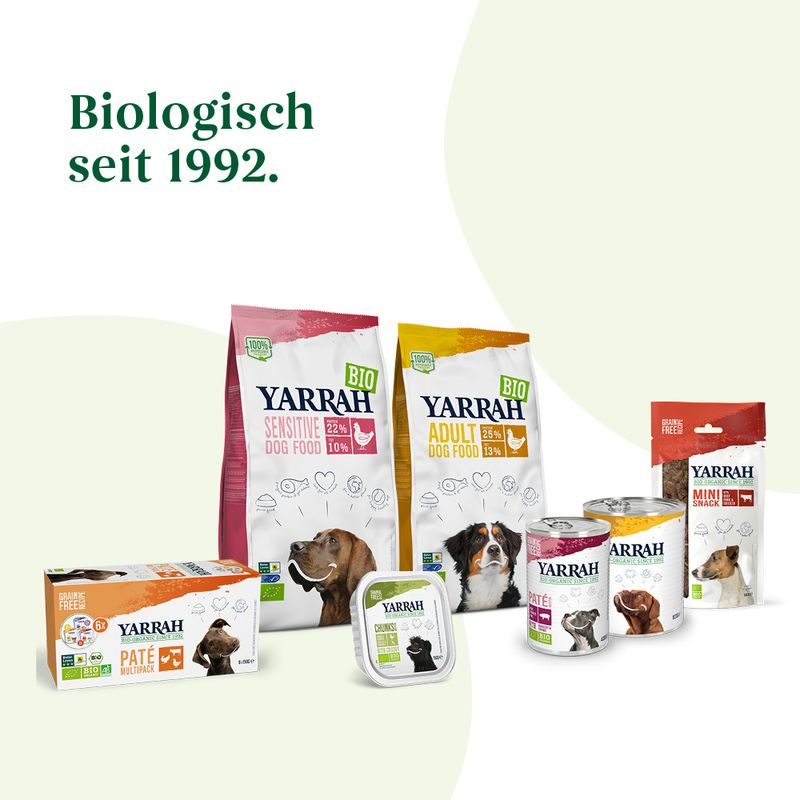Yarrah Bio Sensitive mit Bio Huhn & Bio Reis