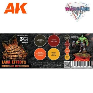 Wargame Color Set: Lava Effects