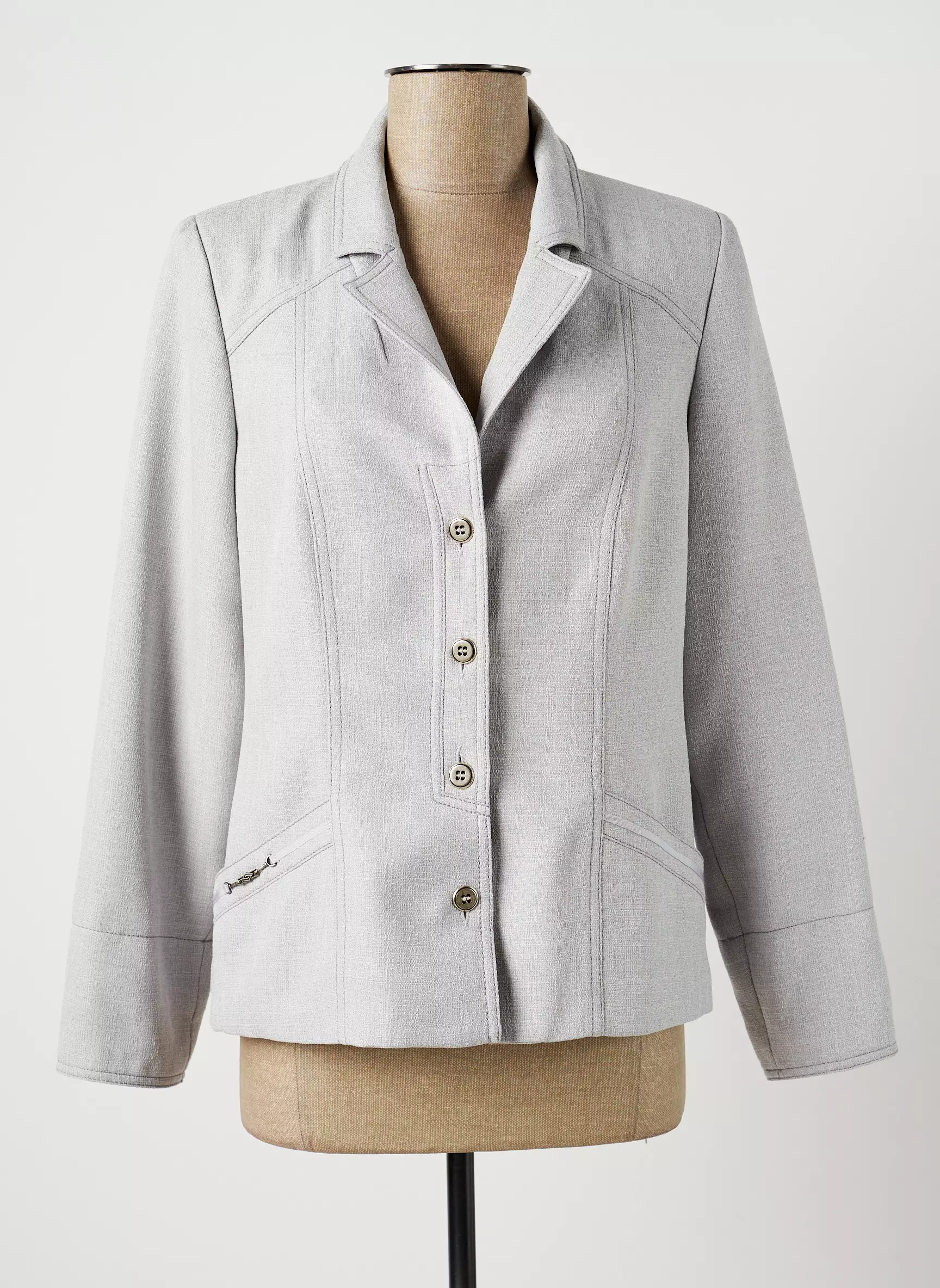 Pauporte Blazers Femme couleur gris