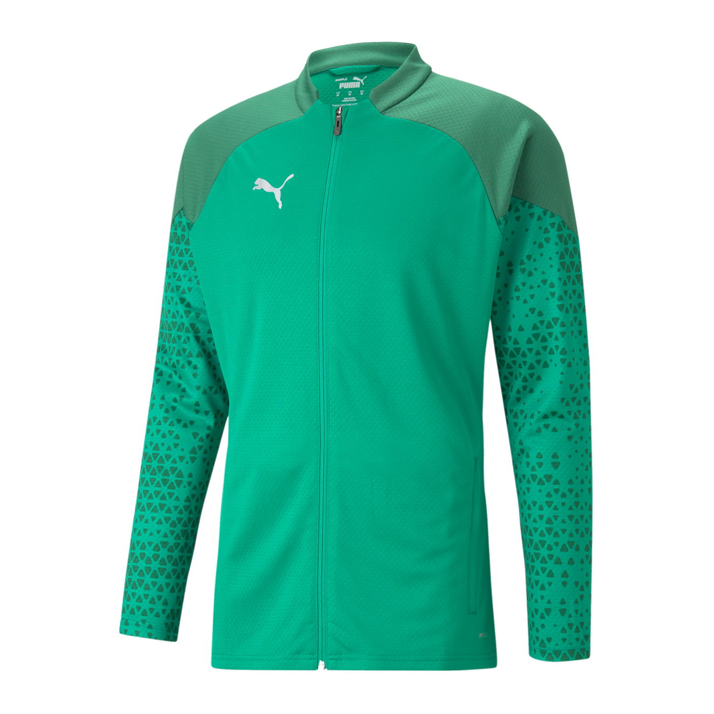 PUMA teamCUP Trainingsjacke Grün F05
