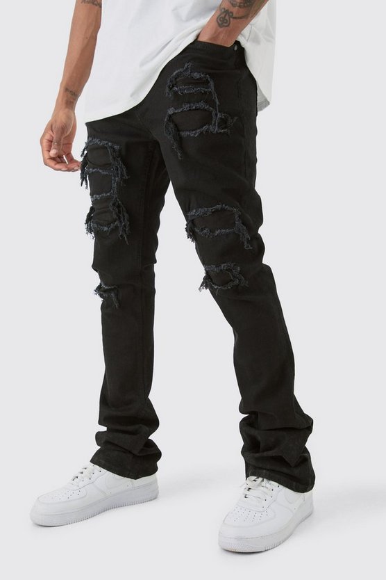 Tall zerrissene Skinny Jeans