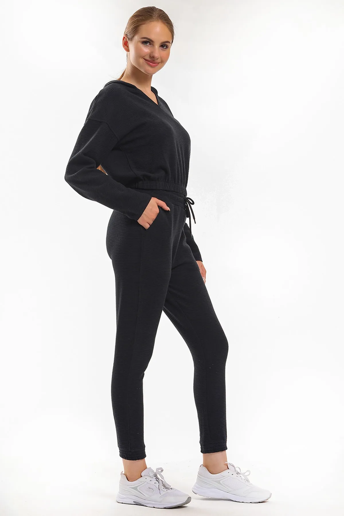 Slazenger  PERHAPS Damen-Trainingsanzug Schwarz