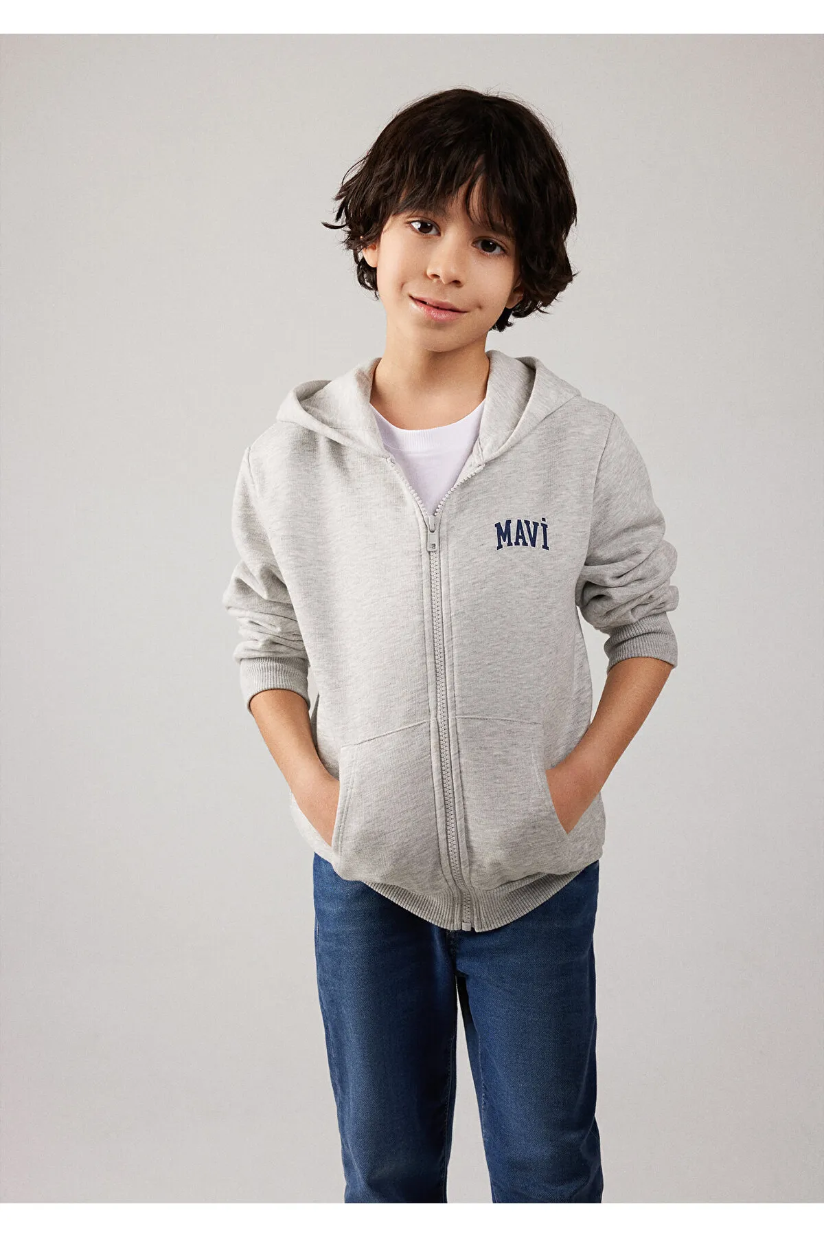 Mavi  Sweatshirt - Grau - Regular Fit