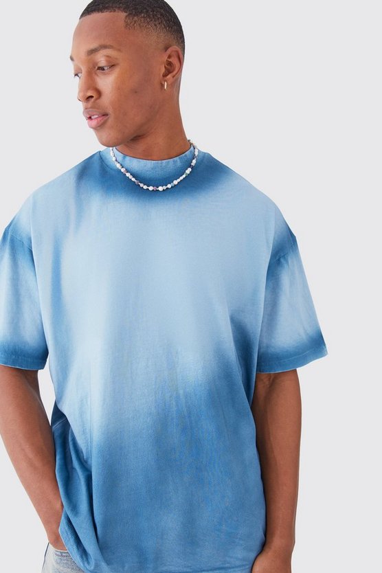 Oversize T-Shirt mit Farbverlauf