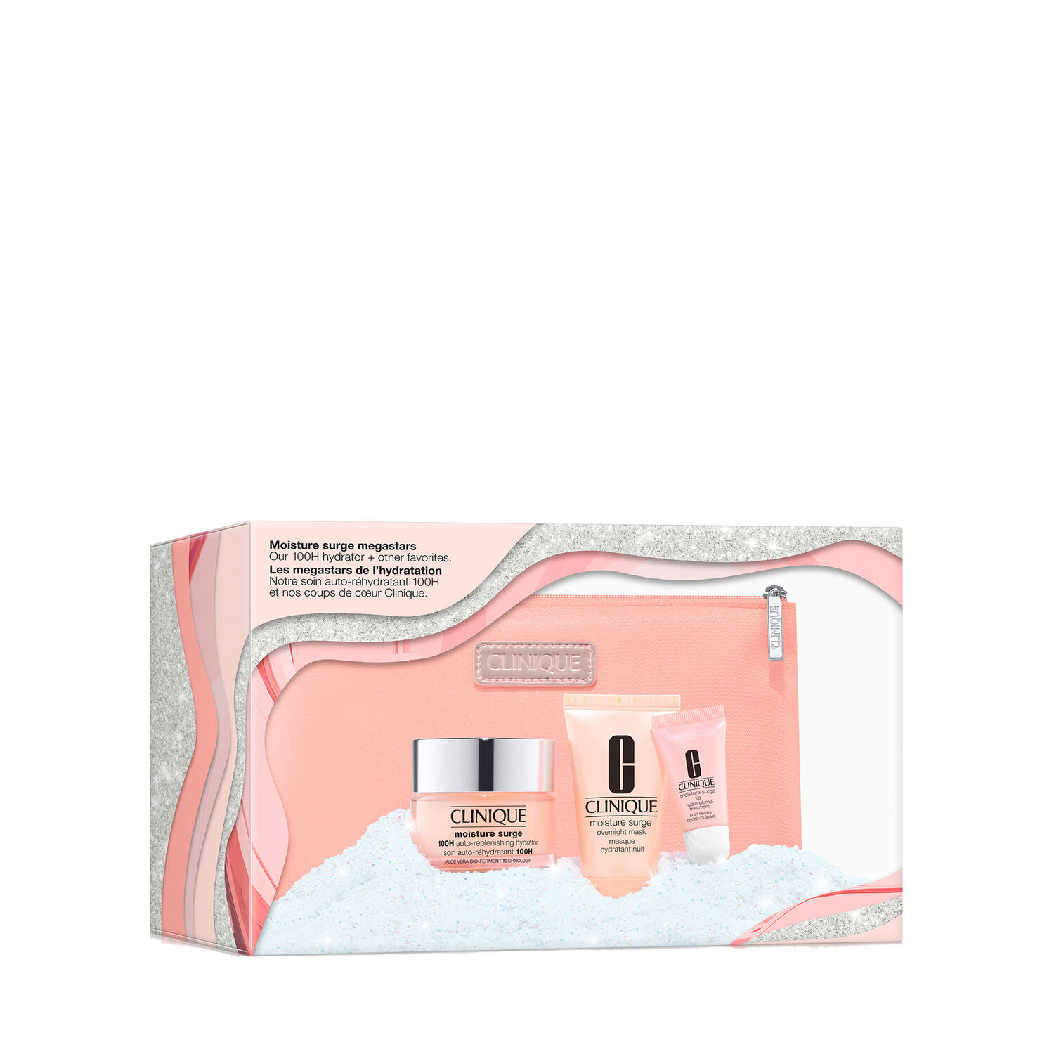Clinique Moisture Surge™ 100H Coffret Soin Auto-réhydratant 100H 50 ml + 2 Produits