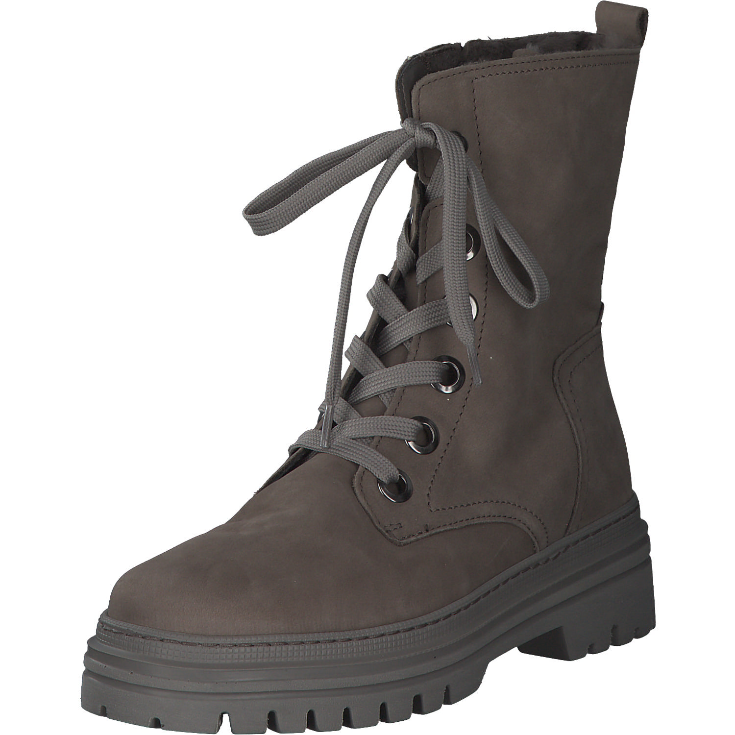 Gabor 91.721, Schnürstiefeletten, Damen, fango (fumo)