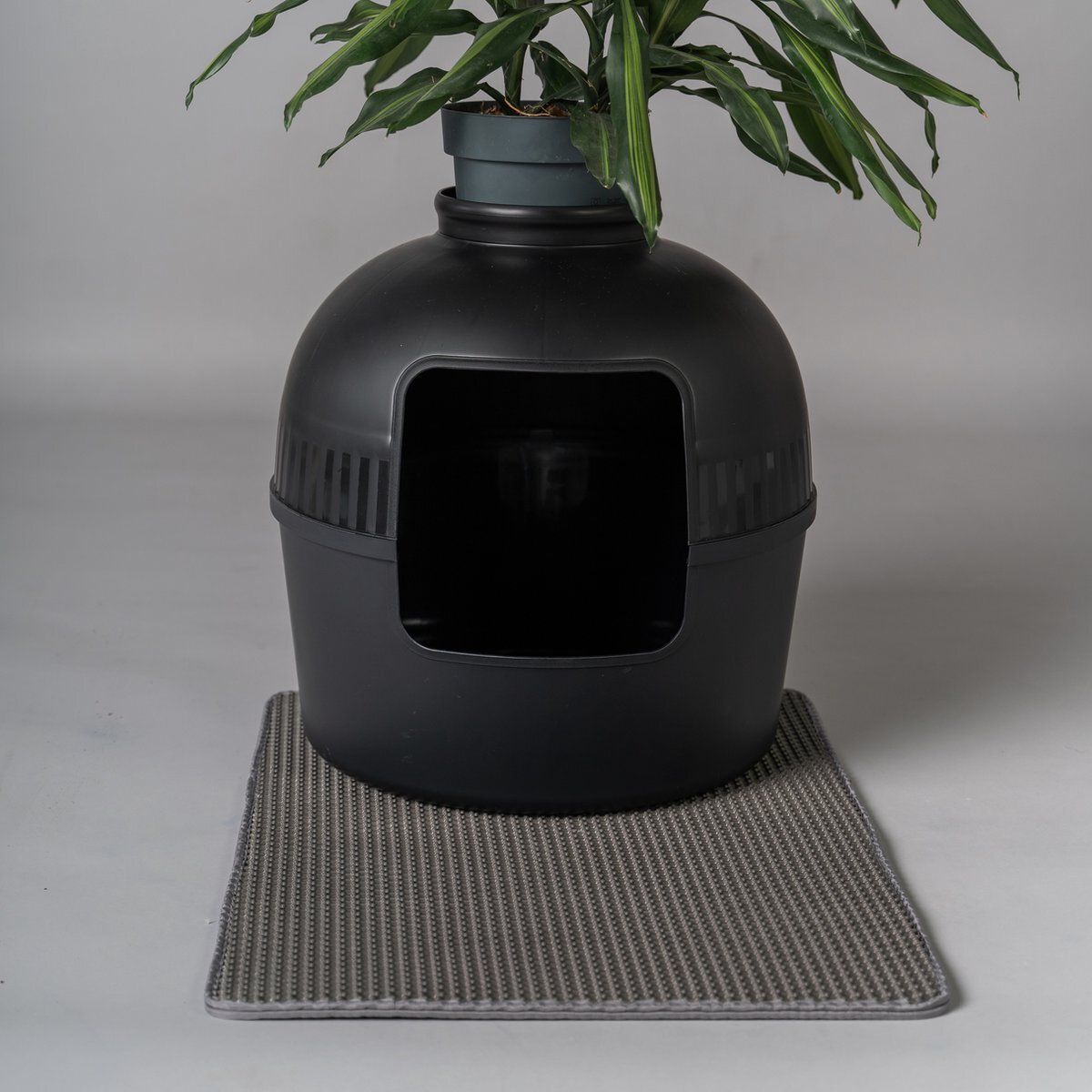 RHR Quality Katzentoiletten RHR Quality Katzentoilette Flower XXL schwarz