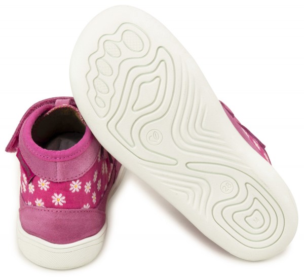 bLifestyle ~ Loris MidCut Klettschuh ~ Blumen Himbeere