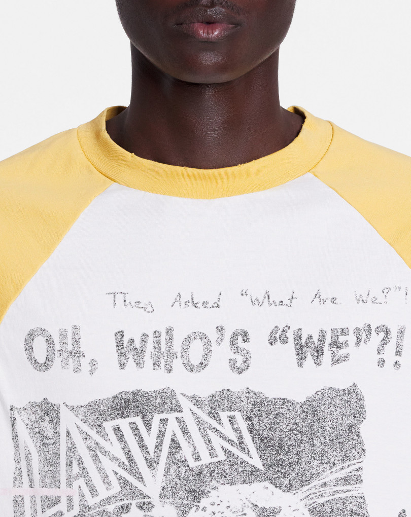 T-SHIRT À MANCHES LONGUES IMPRIMÉ LANVIN X FUTURE