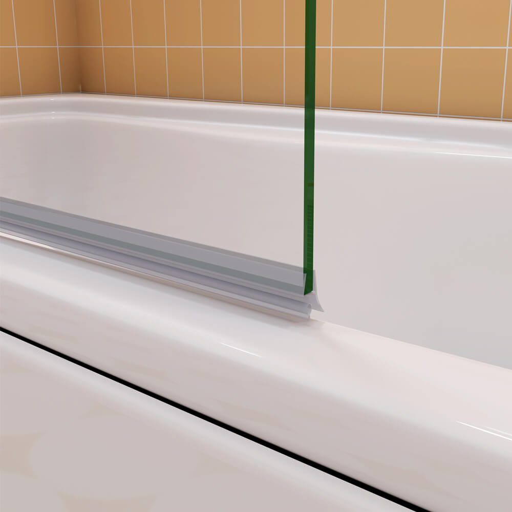 duschspa Badewannenaufsatz 6mm Nano Glas Badewannenaufsatz Faltwand Duschwand auf Badewanne, Einscheibensicherheitsglas, Sicherheitsglas, (Set), Glas, Duschwand erhältlich 3 verschiedenen Breiten