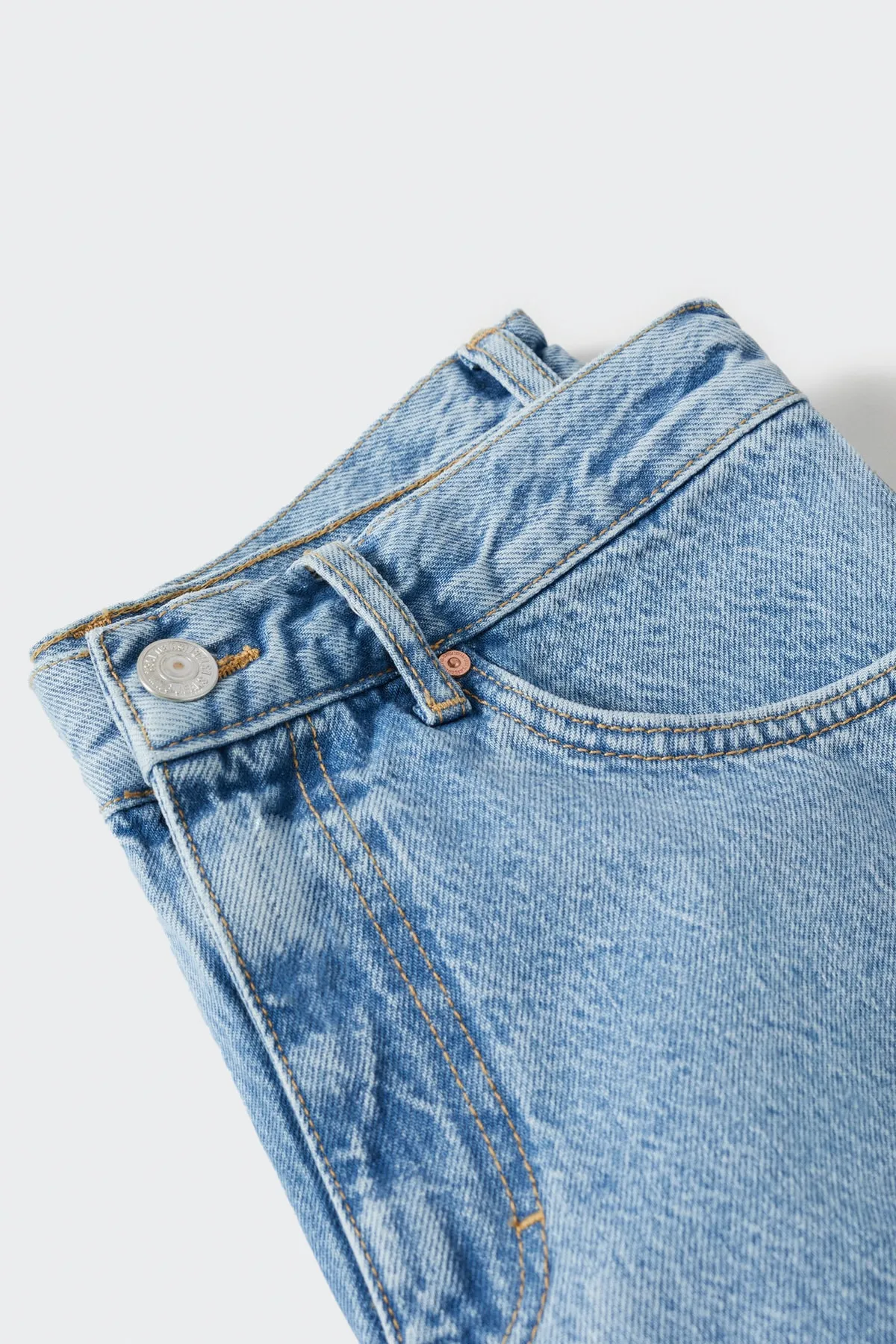 MANGO  Shorts - Blau - Mittlerer Bund