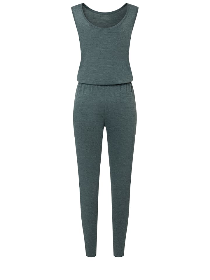 super.natural Merino Einteiler W FEEL GOOD JUMPER in graugrün günstig kaufen