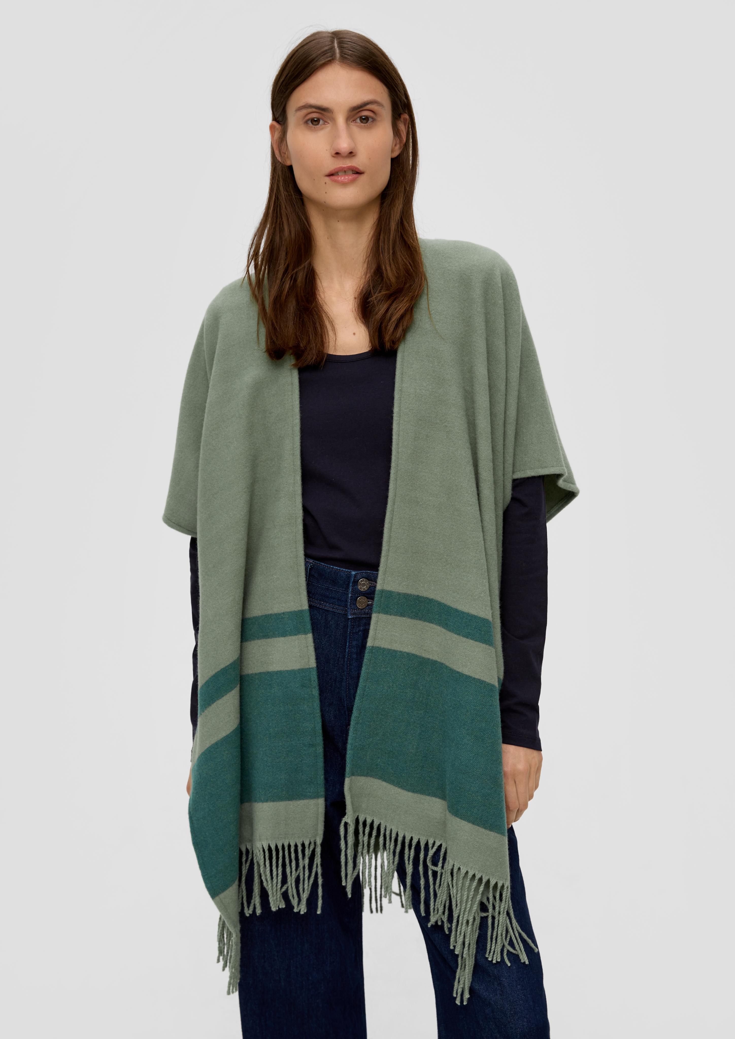 Poncho mit Streifenmuster  2136454-7210
