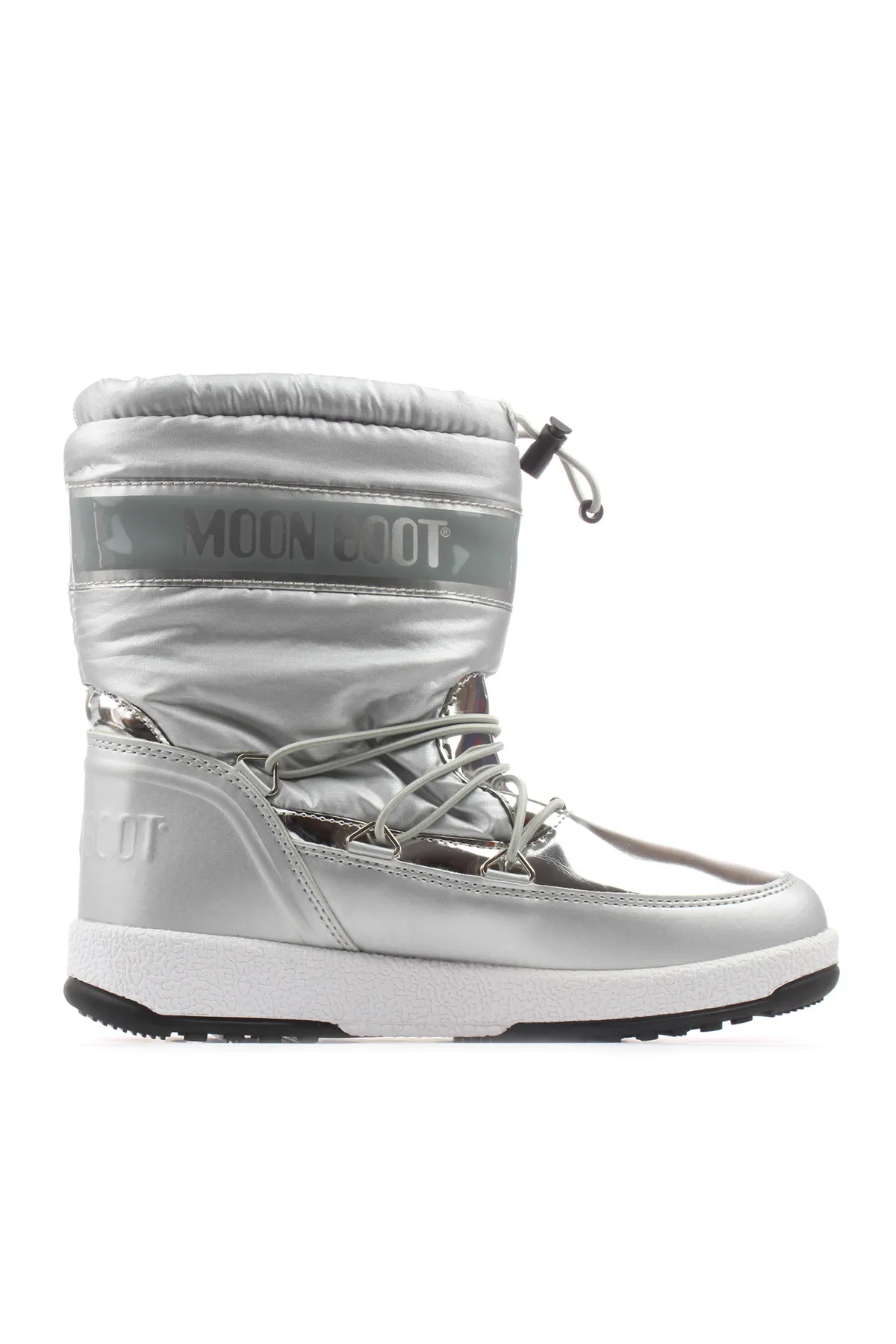 MOON BOOT  Silberne Stiefel & Booties für Damen/Mädchen