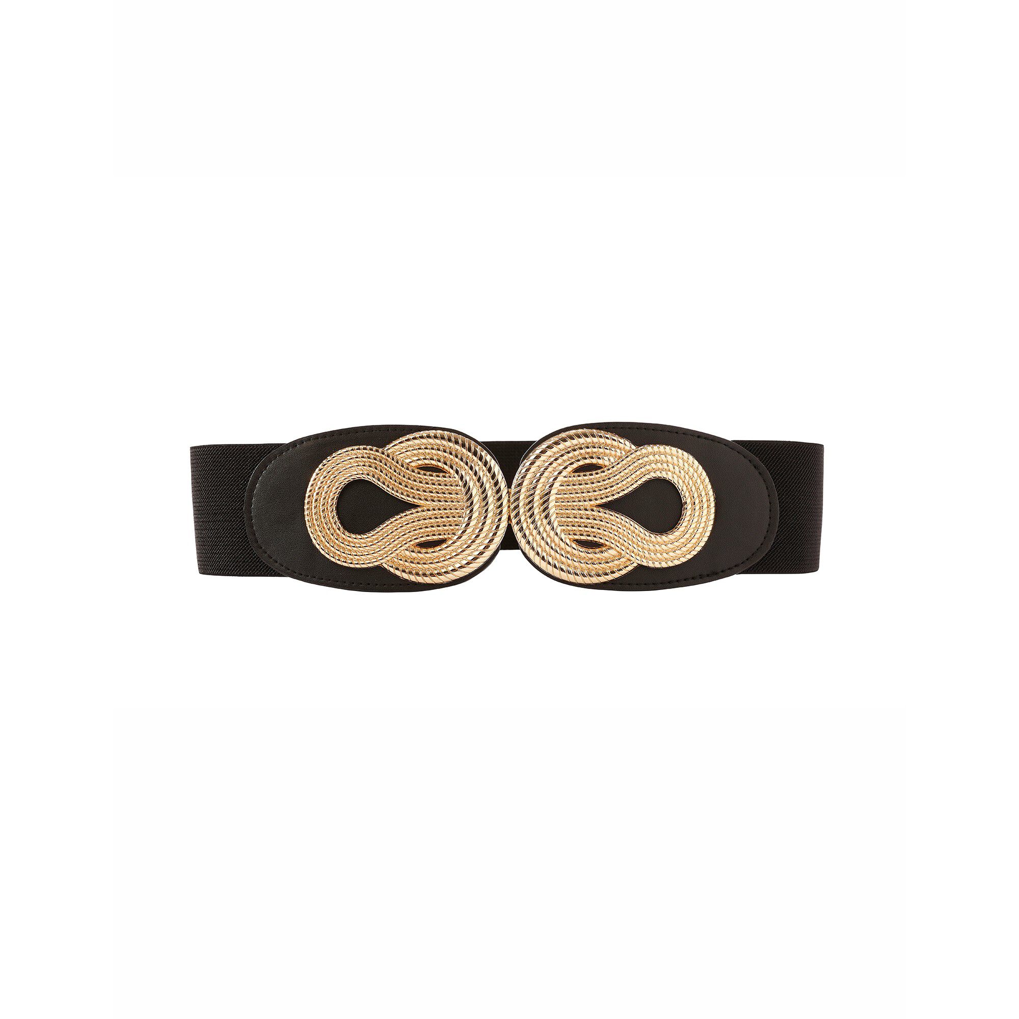 Ceinture élastiquée double boucle