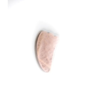 YÙ BEAUTY Rosenquarz Gua Sha Beauty Stone 5cm Gesicht Roll-On-1 Stk