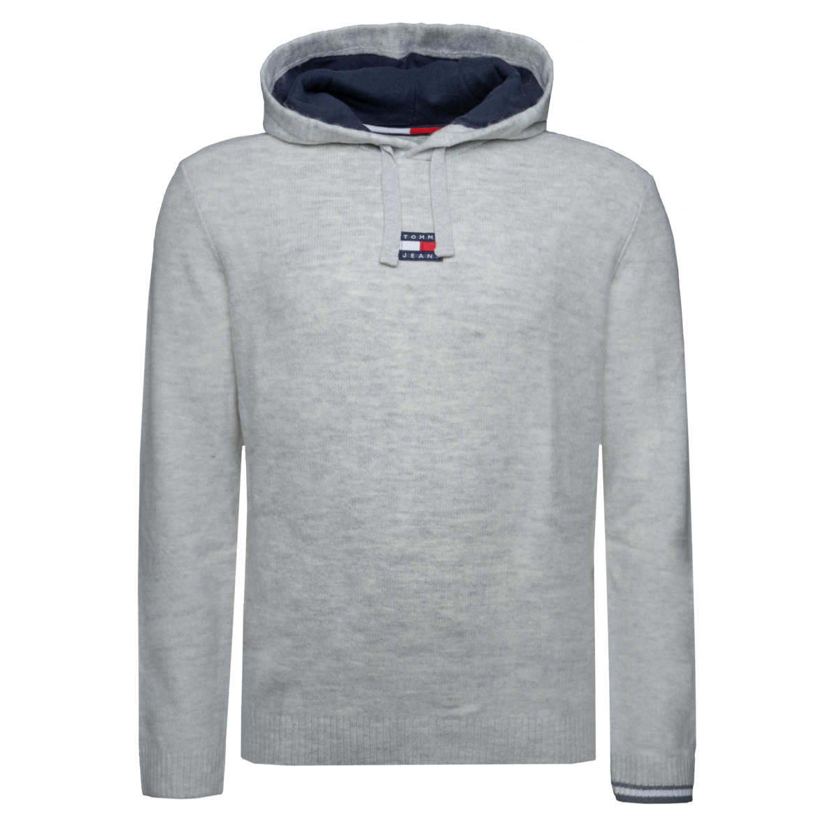 Tommy Hilfiger Tommy Jeans Relaxed Fit Badge Kapuzenpullover grau