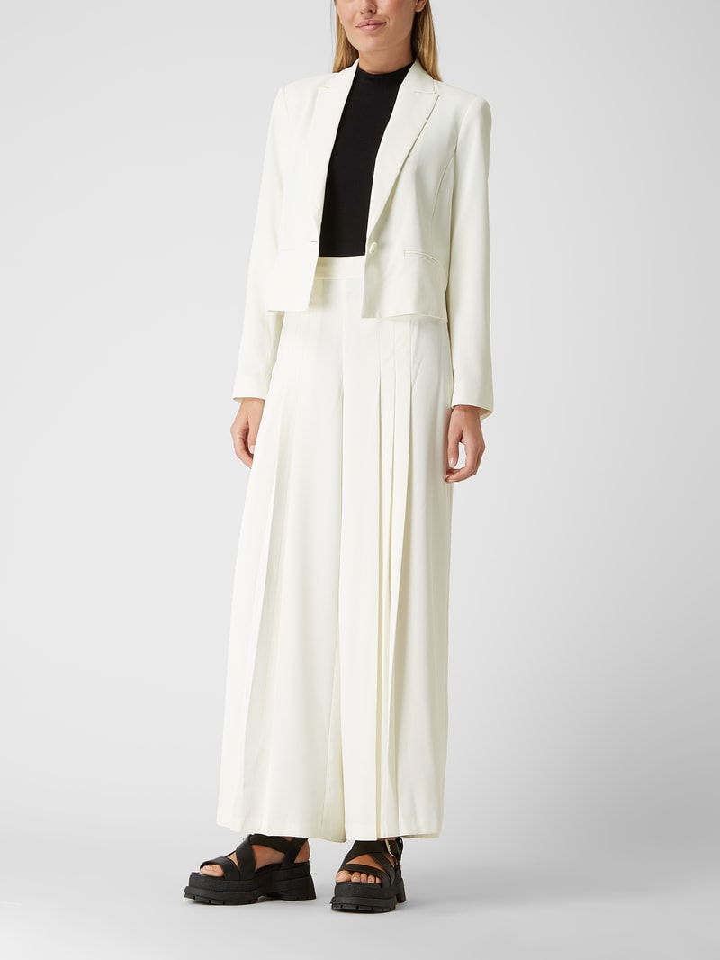 Blazer mit 1-Knopf-Verschluss in offwhite