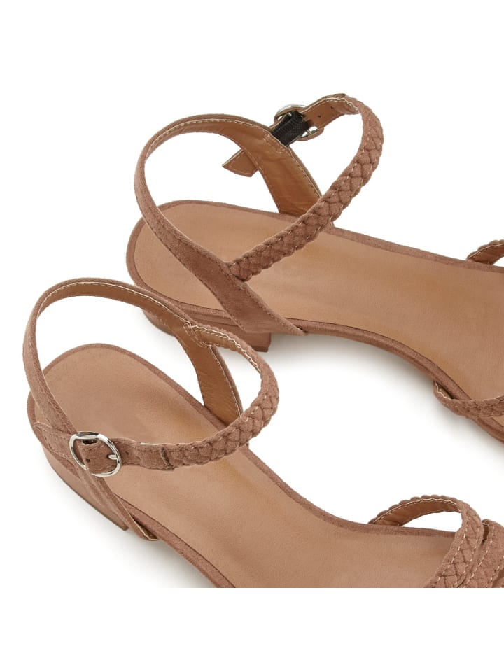 LASCANA Sandale in taupe günstig kaufen
