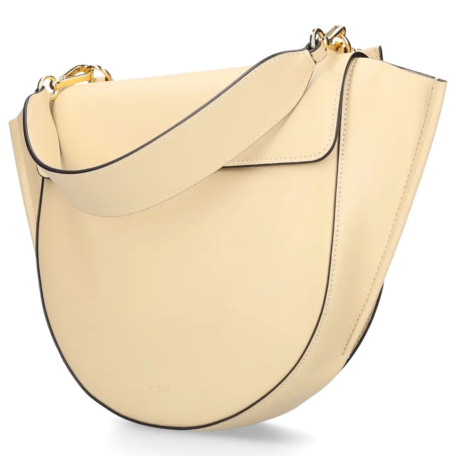 Wandler - Handtasche HORTENSIA MEDIUM Kalbsleder - beige