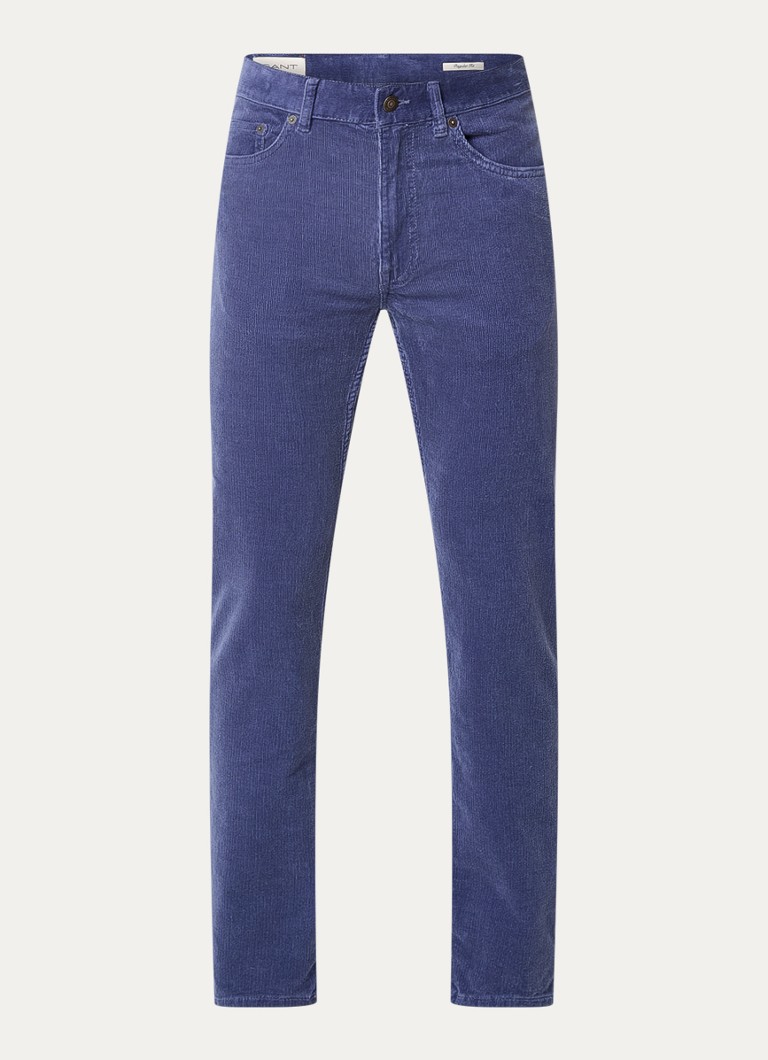 Pantaloni Gant in velluto a coste, gamba dritta con tasche laterali