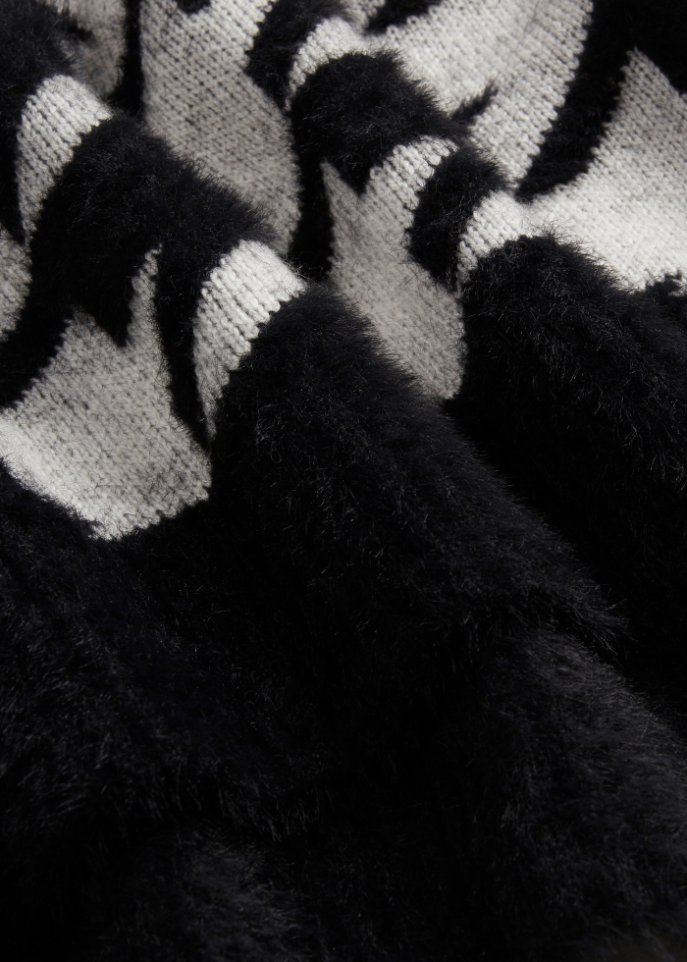Jaquard-Pullover mit Woll-Anteil