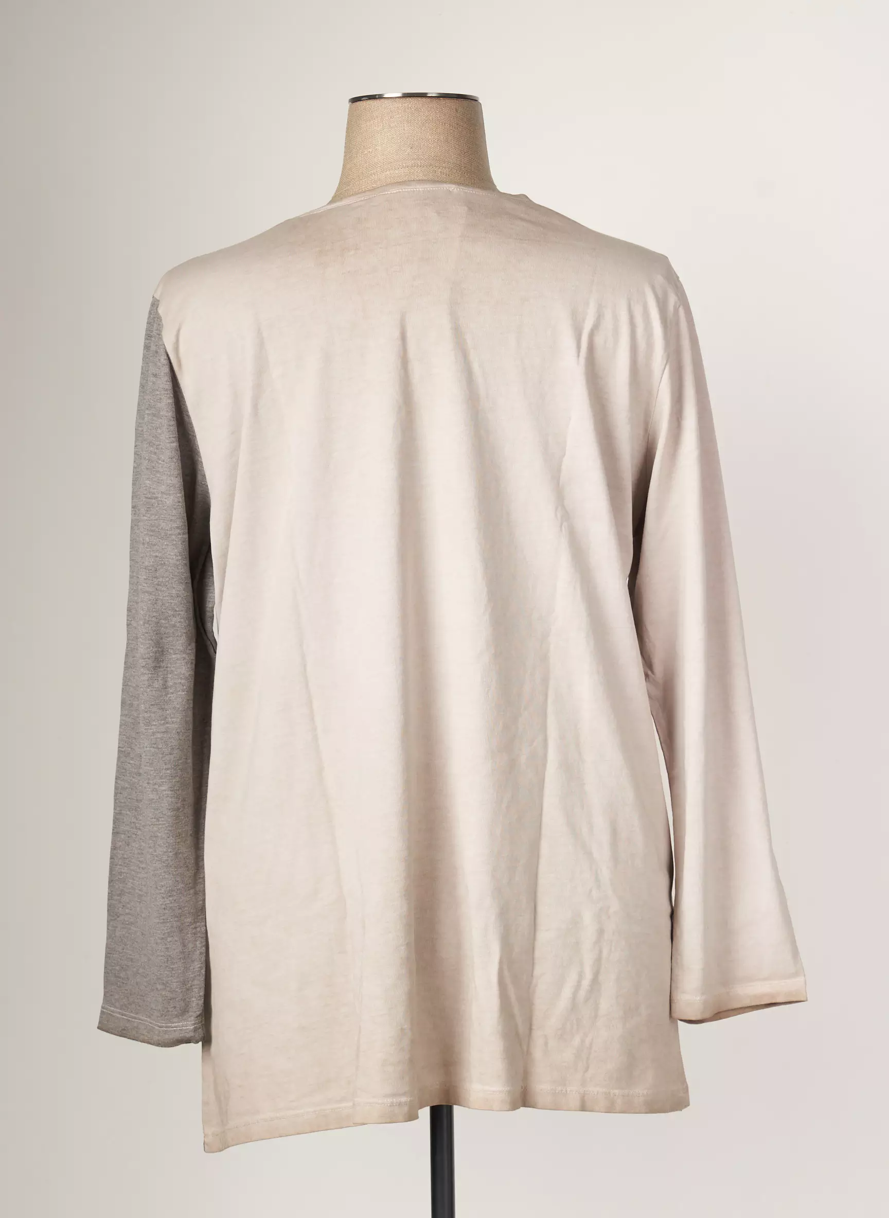 Leah Curve Tshirts Femme couleur beige