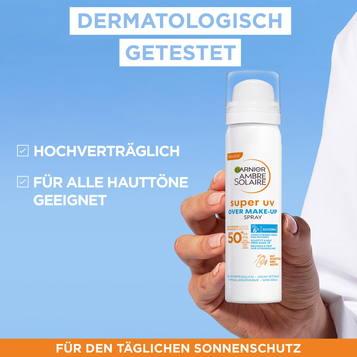 Sonnenspray Gesicht, over Makeup super UV, LSF 50, 75 ml