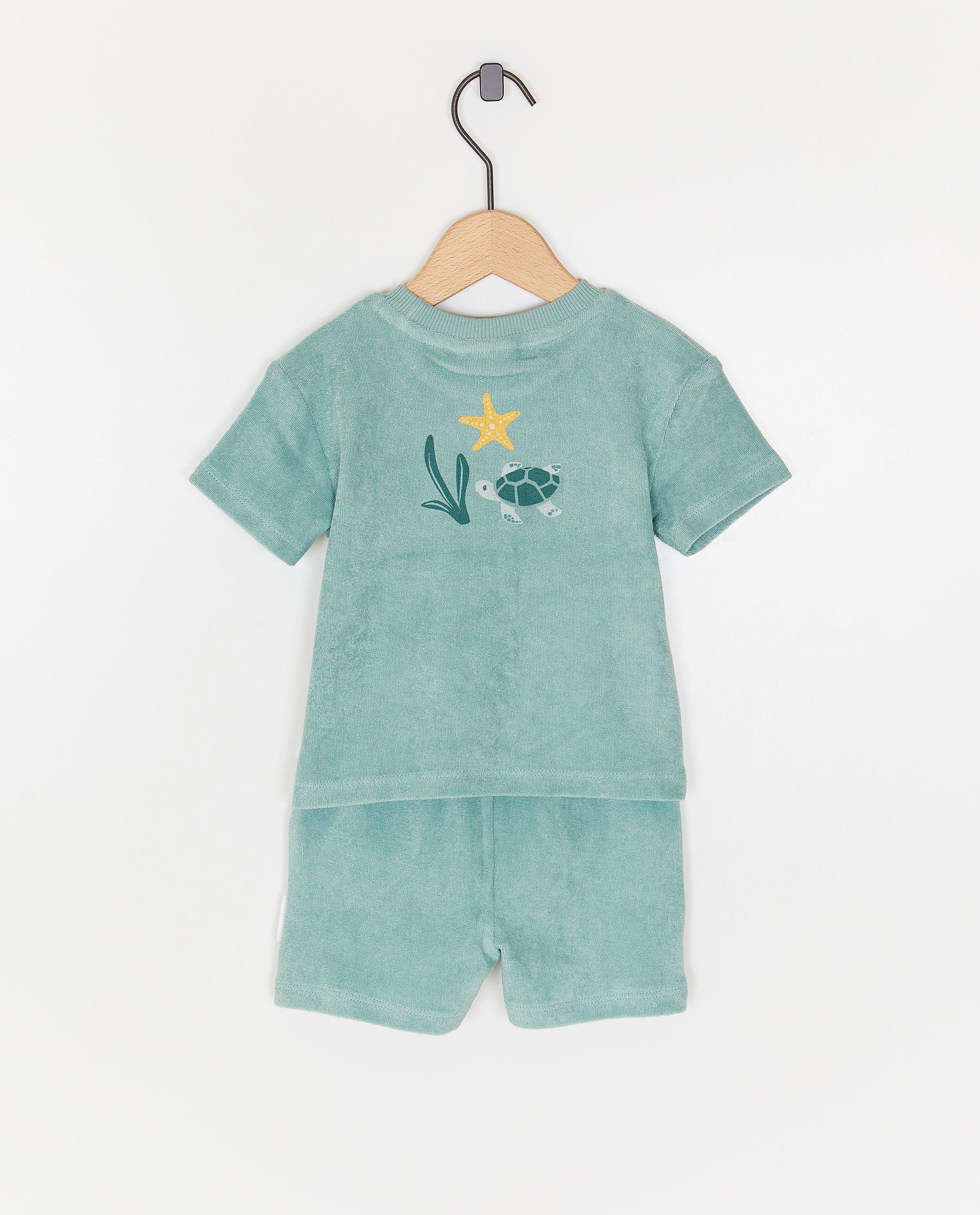 Set Little Dutch: tricou + blauw scurt