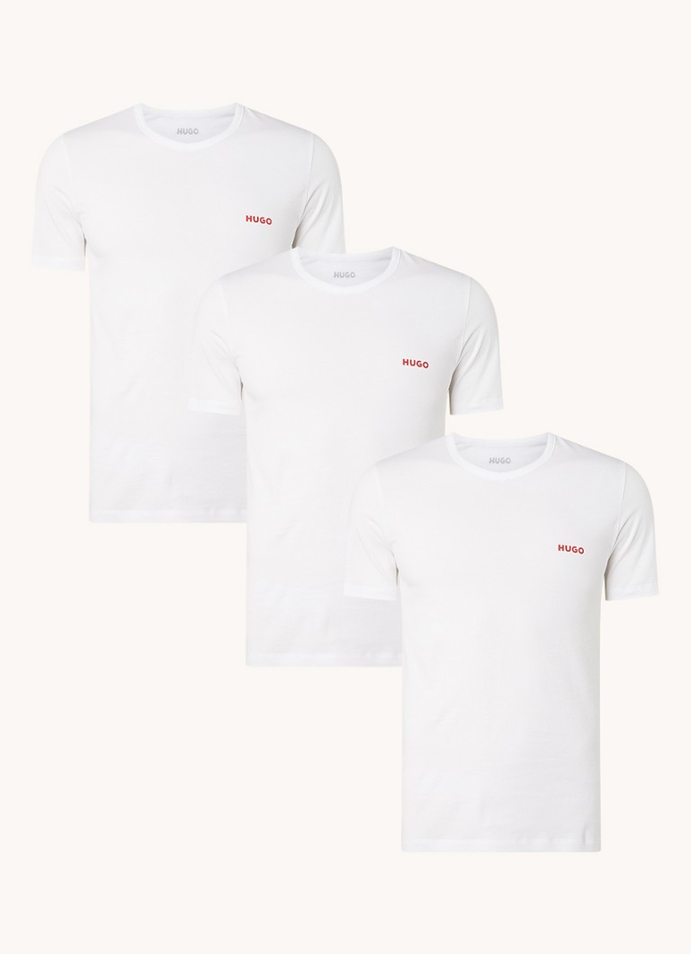 HUGO BOSS -t-paita logolla, 3 kpl:n pakkaus
