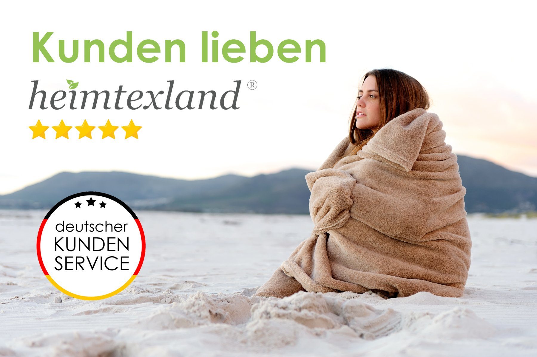 Wohndecke tragbare Ganzkörperdecke Kuscheldecke Ärmeldecke, heimtexland, flauschige Ärmel Decke I Soft Flanell I Geschenk Wohlfühlen